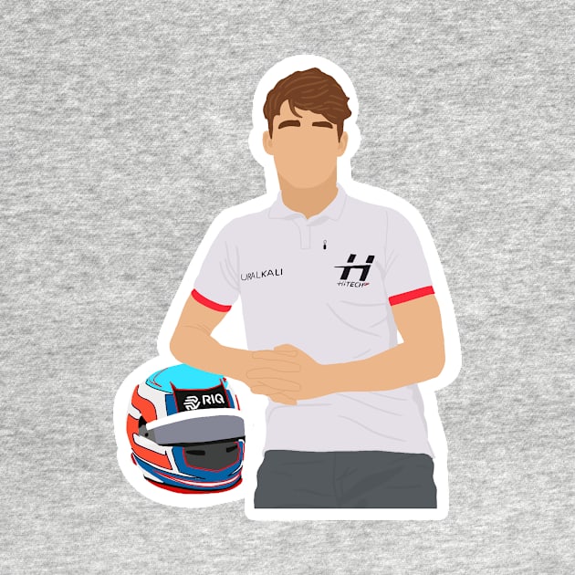 Roman Stanek driving for HiTech Formula 3 2021 by royaldutchness